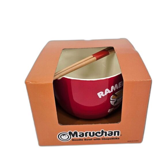 Maruchan NIB Ramen Noodle Bowl with Chopsticks - Picture 2 of 6